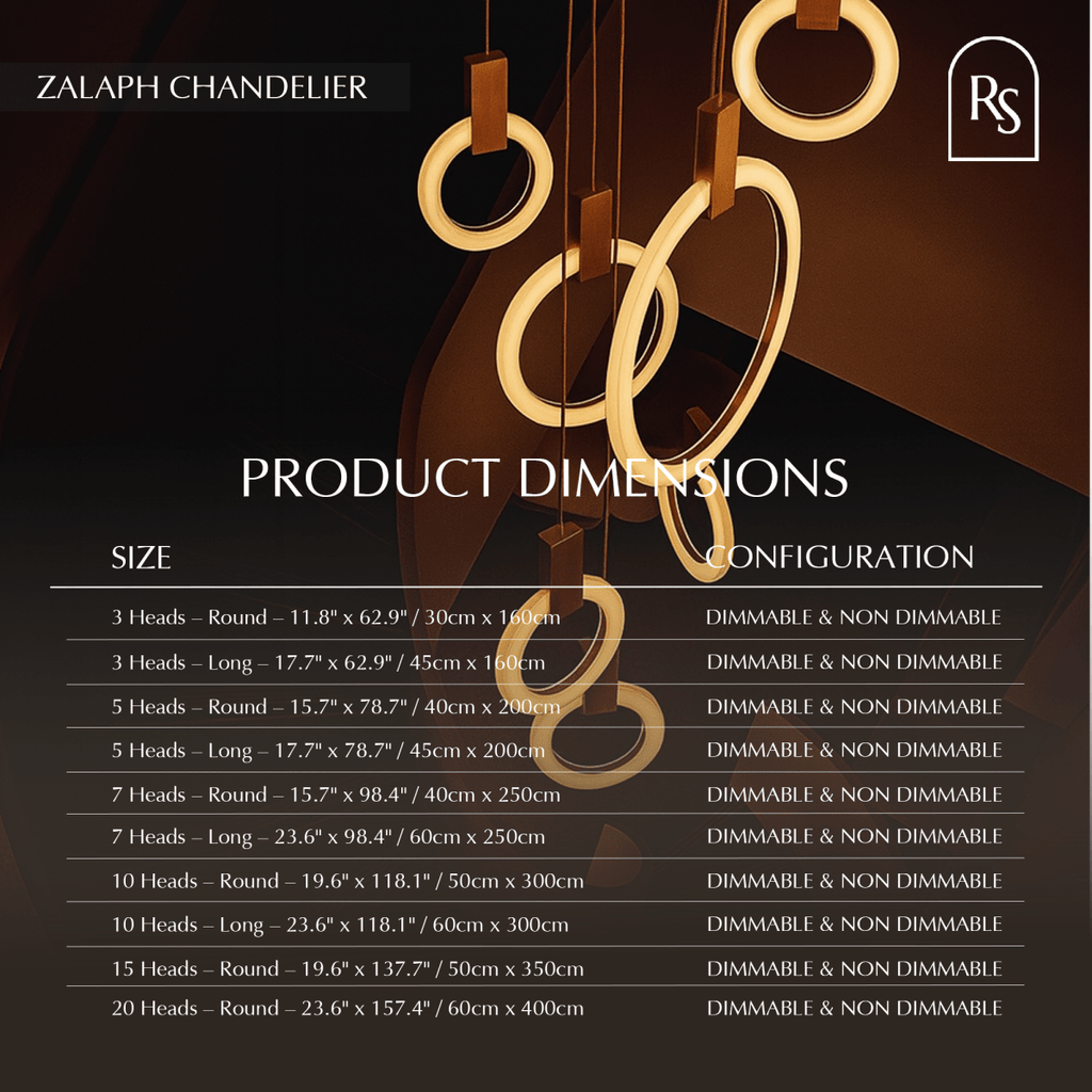 nuvlight Zalaph Modern Luxury Crystal Chandelier