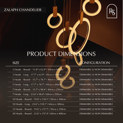 nuvlight Zalaph Modern Luxury Crystal Chandelier