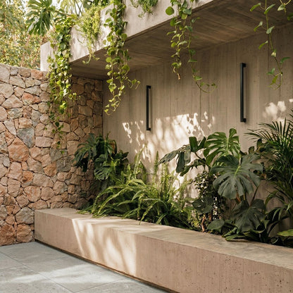 nuvlight Zukruf Architectural Geometric Outdoor Wall Light