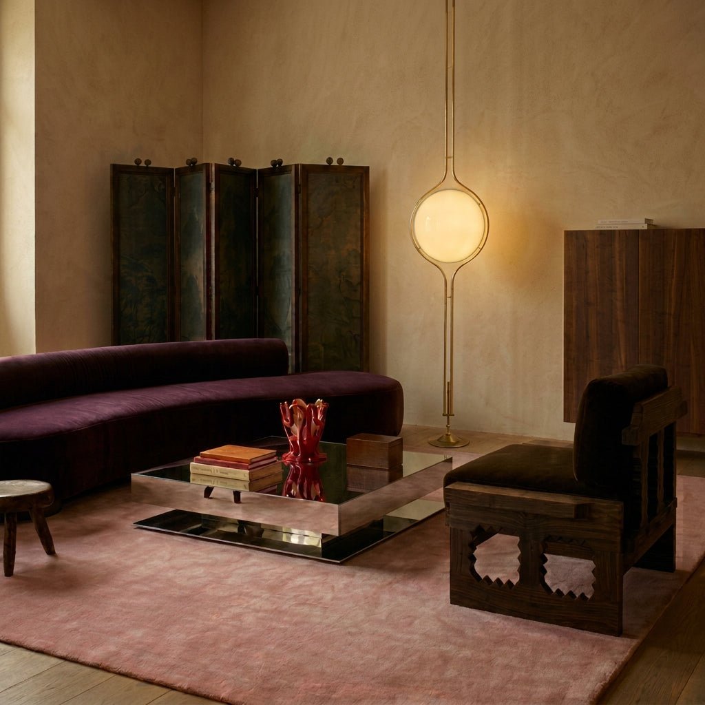 nuvlight Zuru Modernist Floor-to-Ceiling Column Tension Lamp