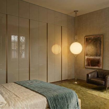 nuvlight Zuru Modernist Floor-to-Ceiling Column Tension Lamp