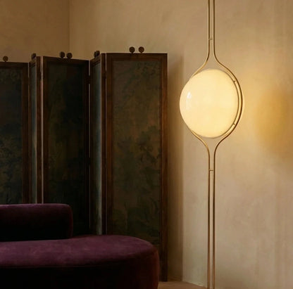 nuvlight Zuru Modernist Floor-to-Ceiling Column Tension Lamp